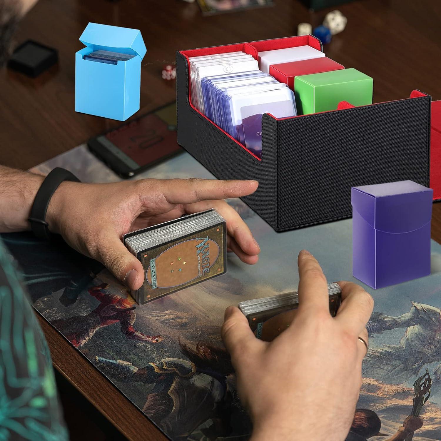 Caja de Cartas Yexiya 7 Piezas con Estuche de Cuero