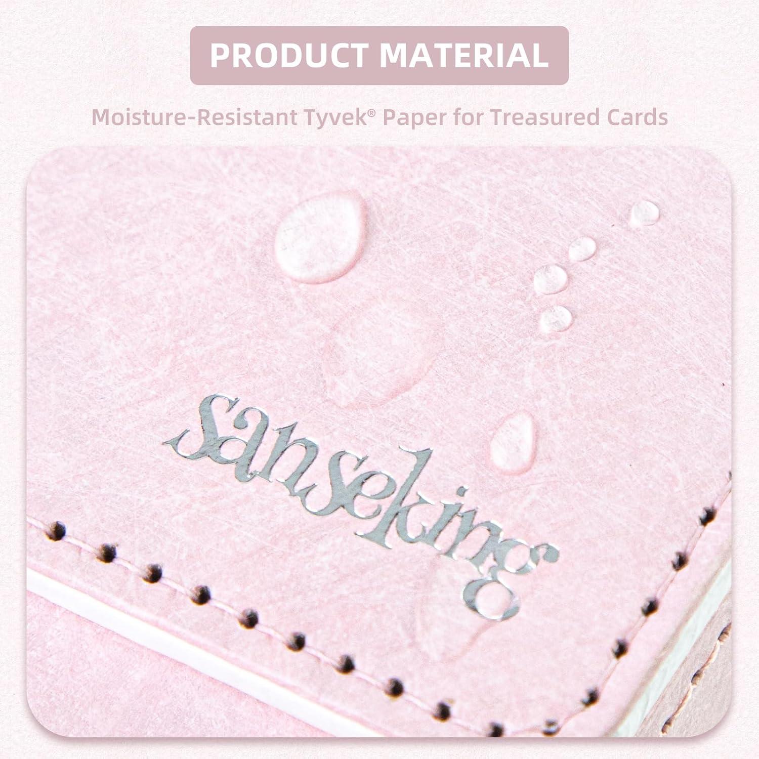 Caja de Barajas Sanseking Rosa Vertical para 100 Cartas TCG