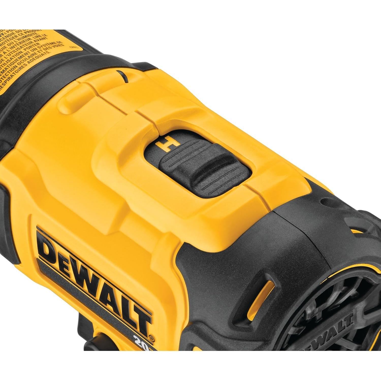 Pistola de Calor Inalámbrica DEWALT 20V MAX 990°F 42 Min