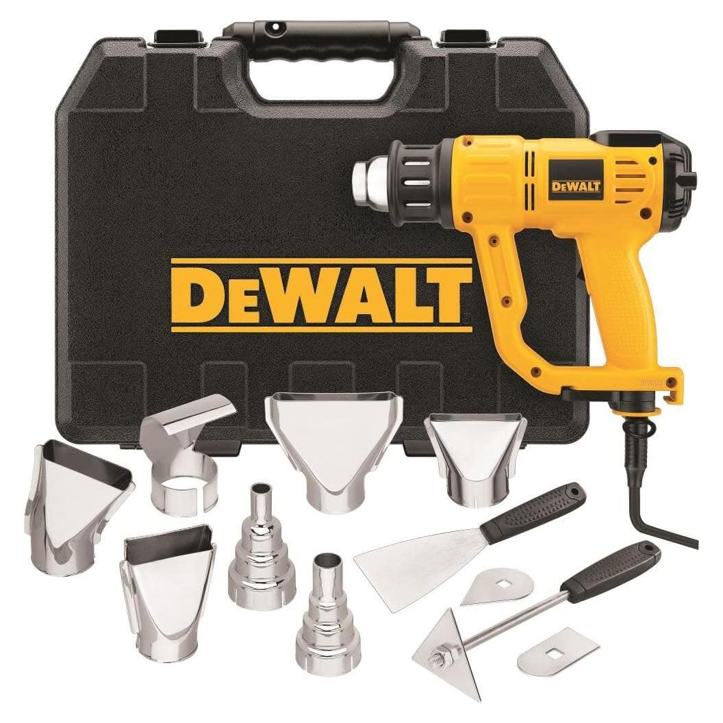 Pistola de Calor DEWALT D26960K con Accesorios y LCD