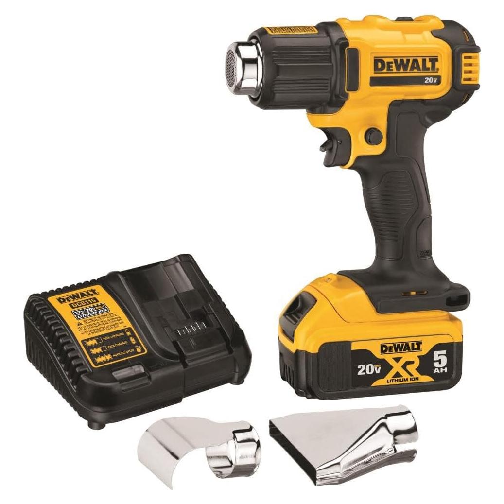 Pistola de Calor Inalámbrica DEWALT DCE530P1 532°C