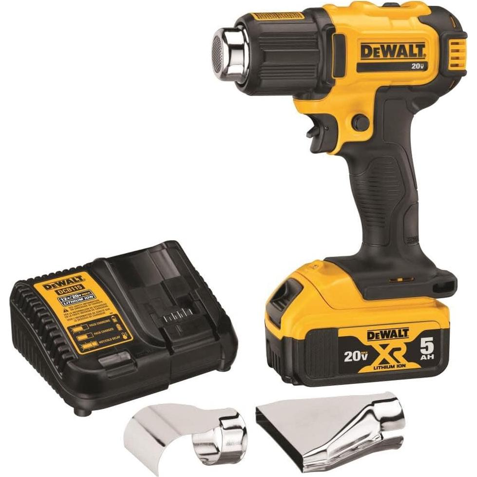Pistola de Calor Inalámbrica DEWALT DCE530P1 532°C