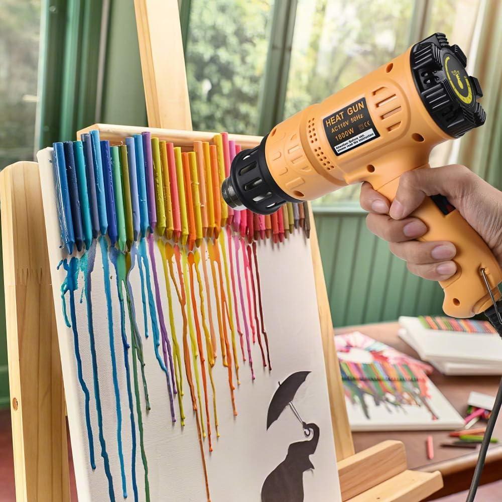 Pistola de Calor SEEKONE 1800W Control Temperatura 650°C