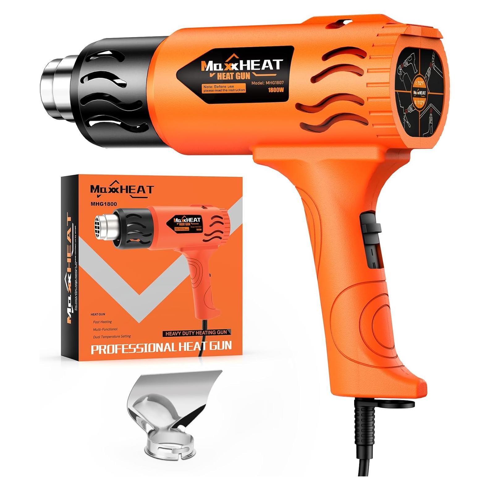 Pistola de Calor MAXXHEAT MHG1800 1800W 2 Temperaturas