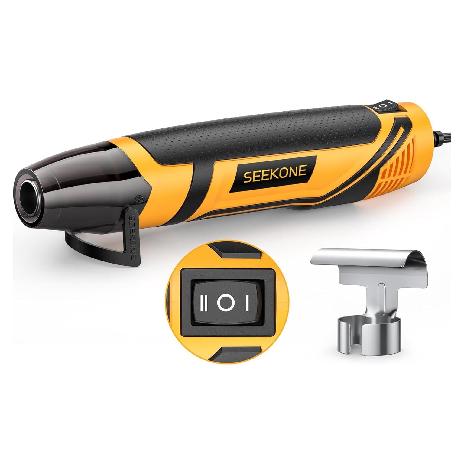 Pistola de Calor SEEKONE HG350 350W 2 Temperaturas 260-450C