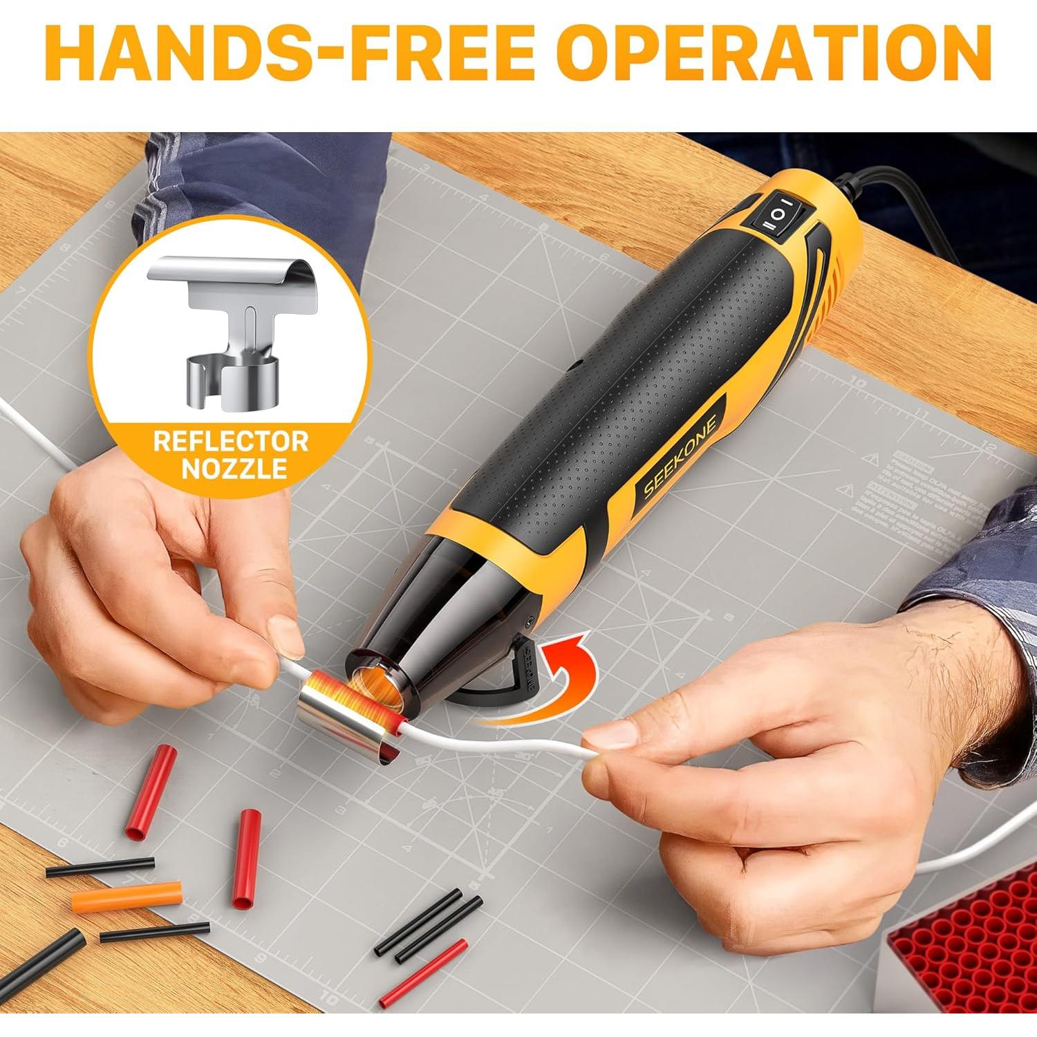 Pistola de Calor SEEKONE HG350 350W 2 Temperaturas 260-450C