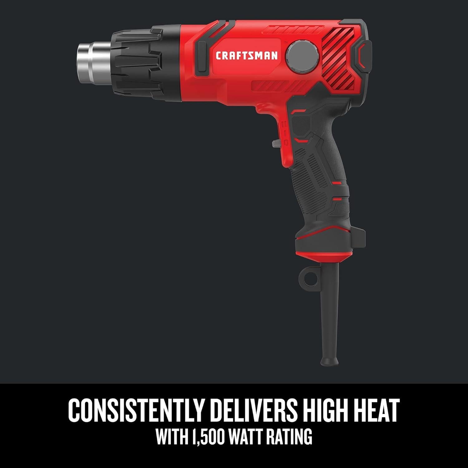 Pistola de Calor CRAFTSMAN CMEE531 1500W Ajuste 49-649°C