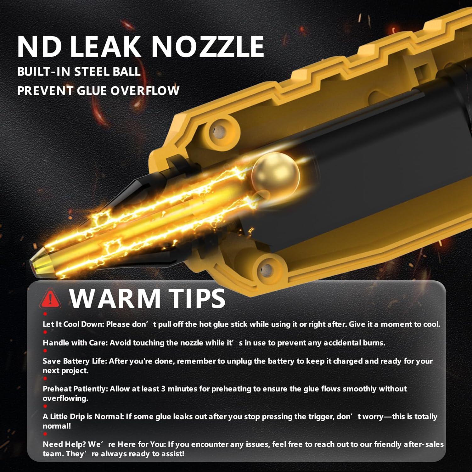 Pistola de Pegamento Caliente Inalámbrica Synxiter 100W 20V