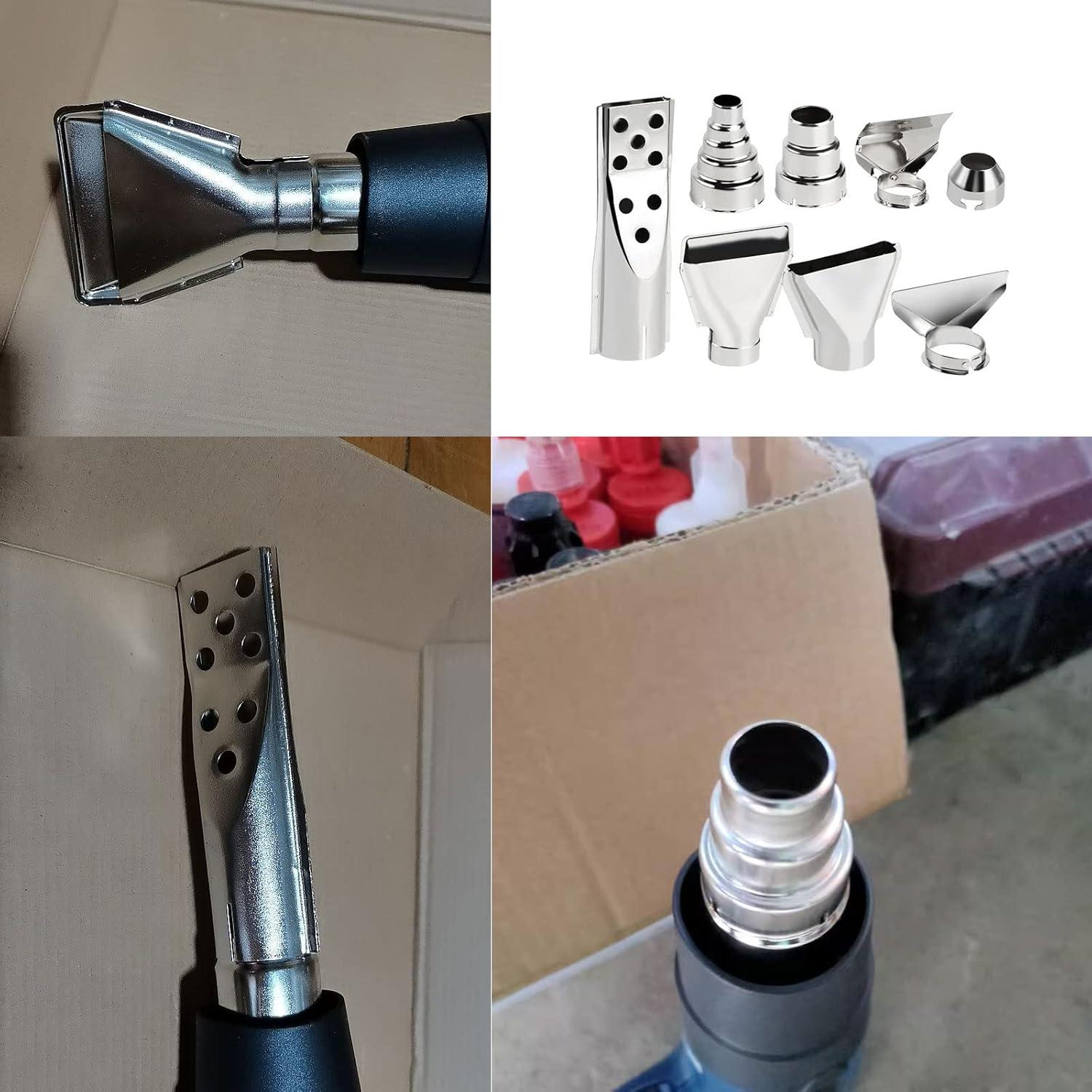 Set de 8 Boquillas de Acero Inoxidable para Pistola de Calor