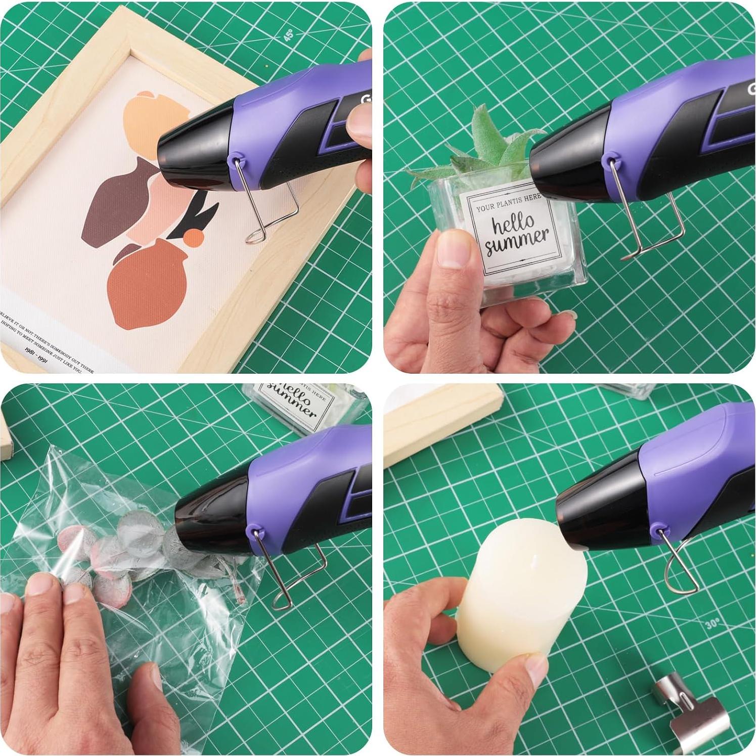 Pistola de Calor Gyfent HG1001 350W 2 Temperaturas Accesorios