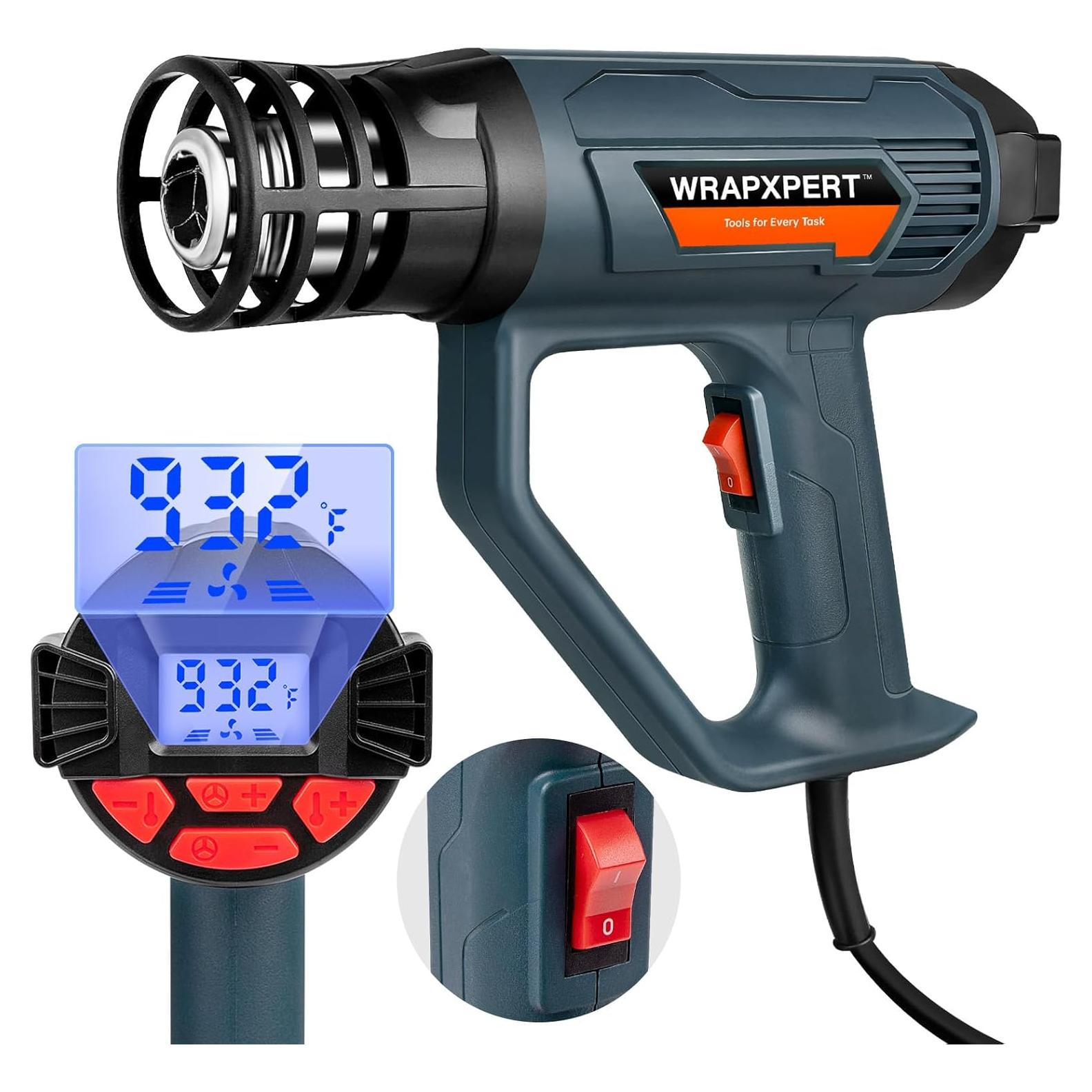 Pistola de Calor WRAPXPERT 2000W Control Temperatura 650°C