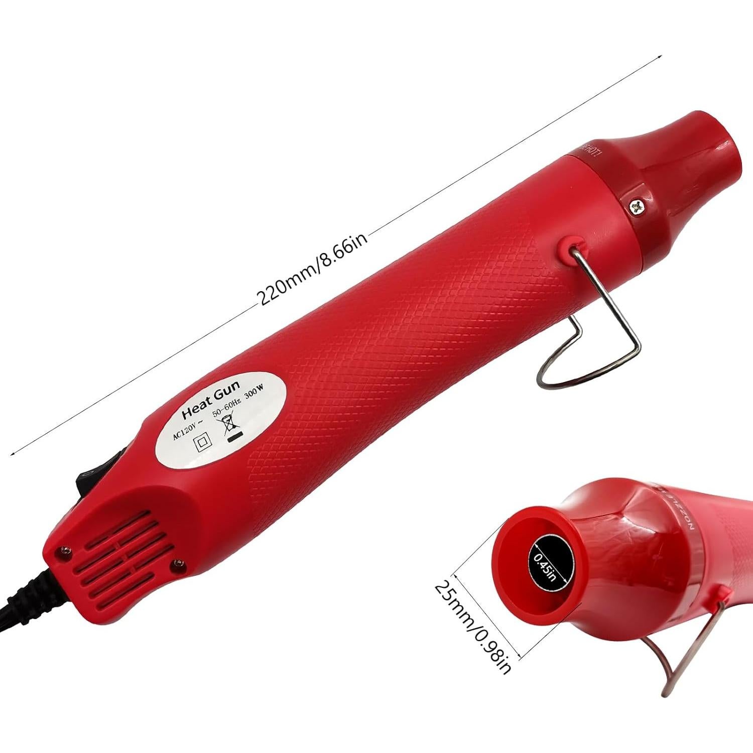 Pistola de Calor QYQRQF Mini 200°C para Manualidades DIY