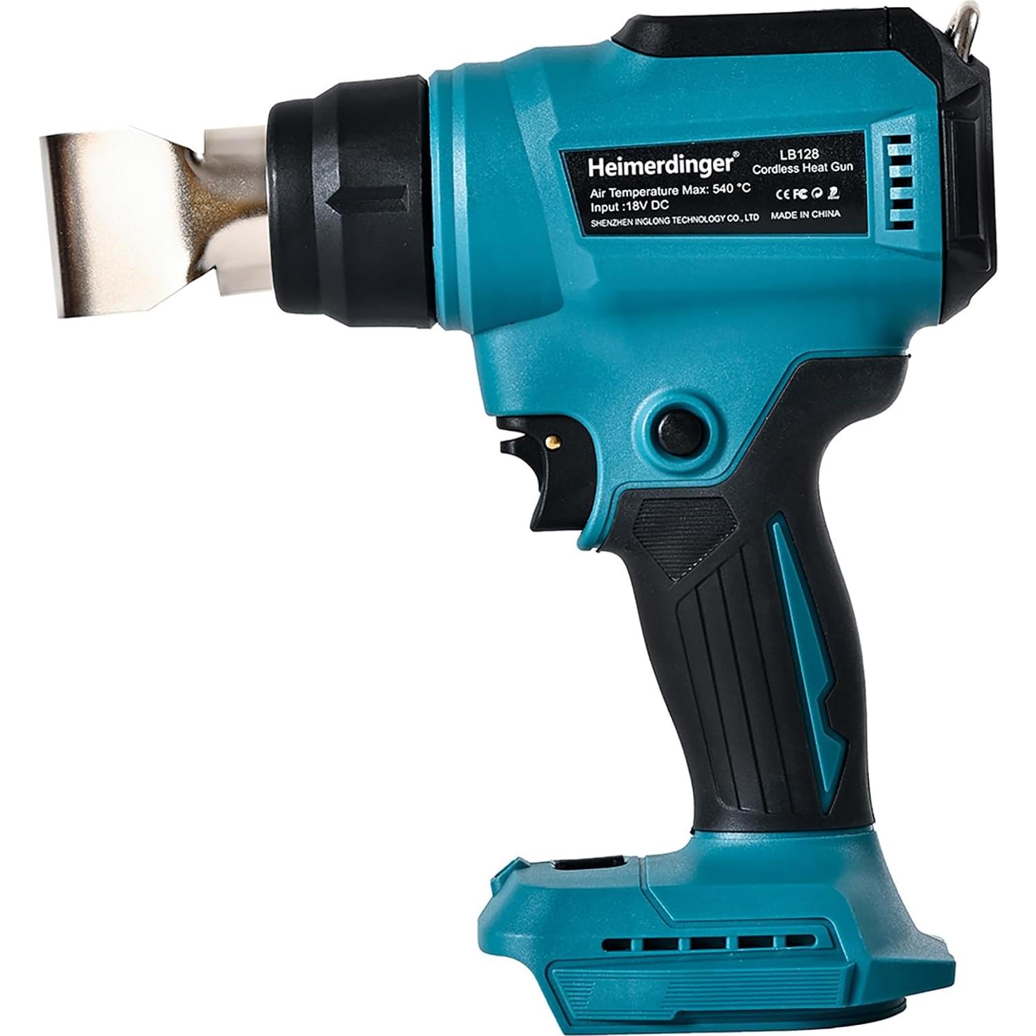 Pistola de Calor Inalámbrica Heimerdinger 650°C 3 Boquillas