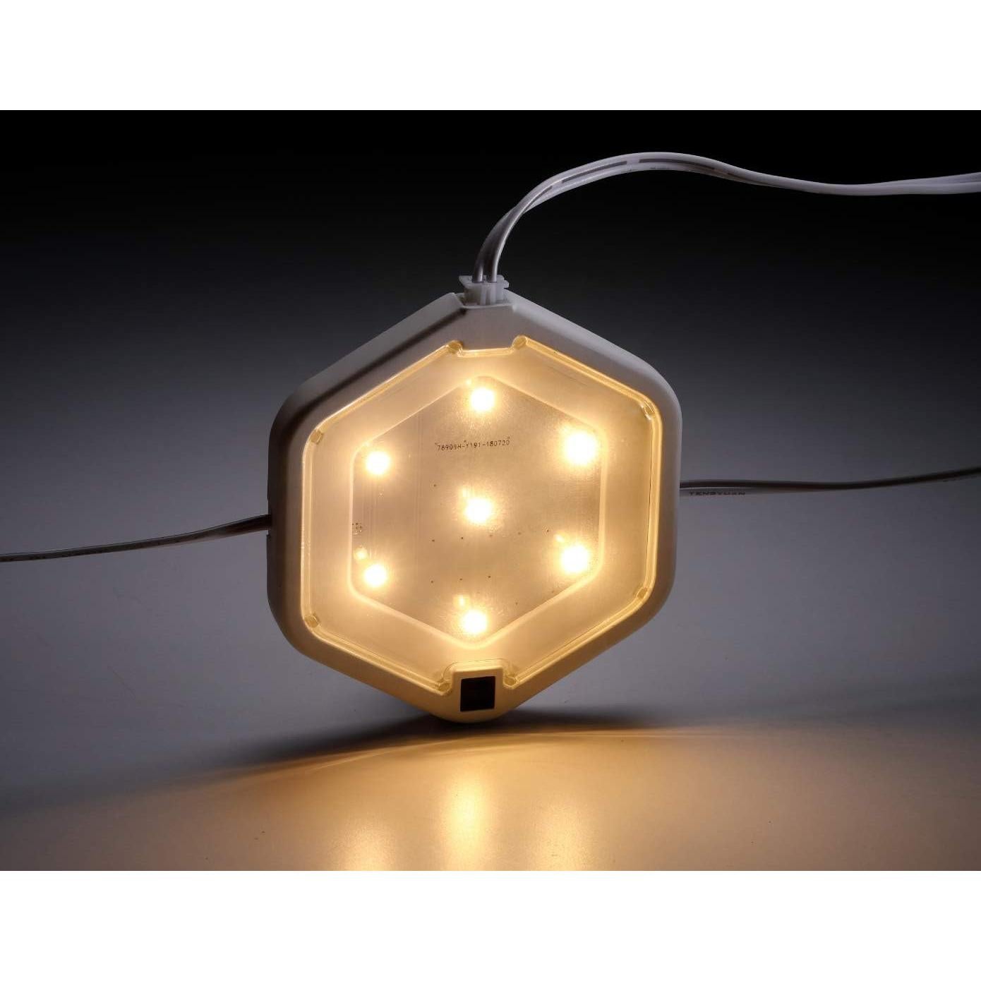 Kit de Luz LED Puck Black+Decker 5 Piezas Blanco Cálido