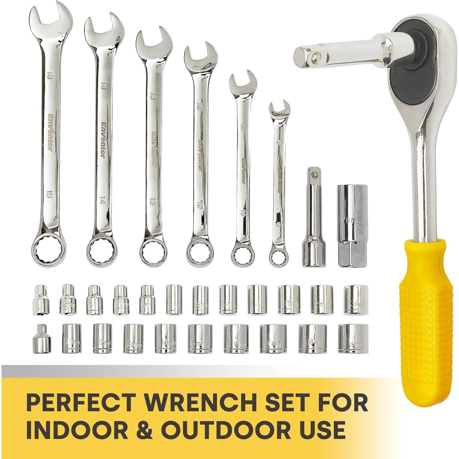 Kit de herramientas ENVENTOR 220 piezas para el hogar