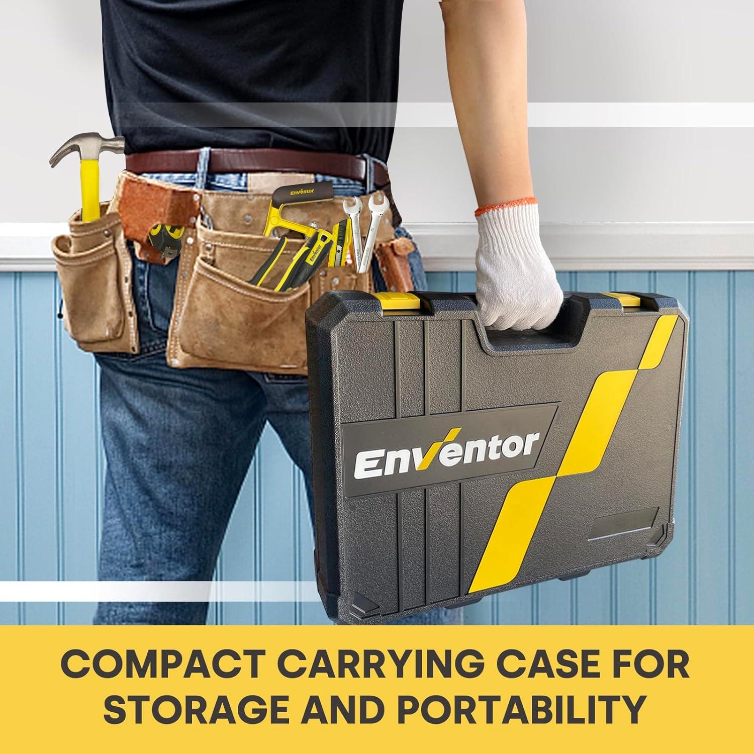 Kit de herramientas ENVENTOR 220 piezas para el hogar