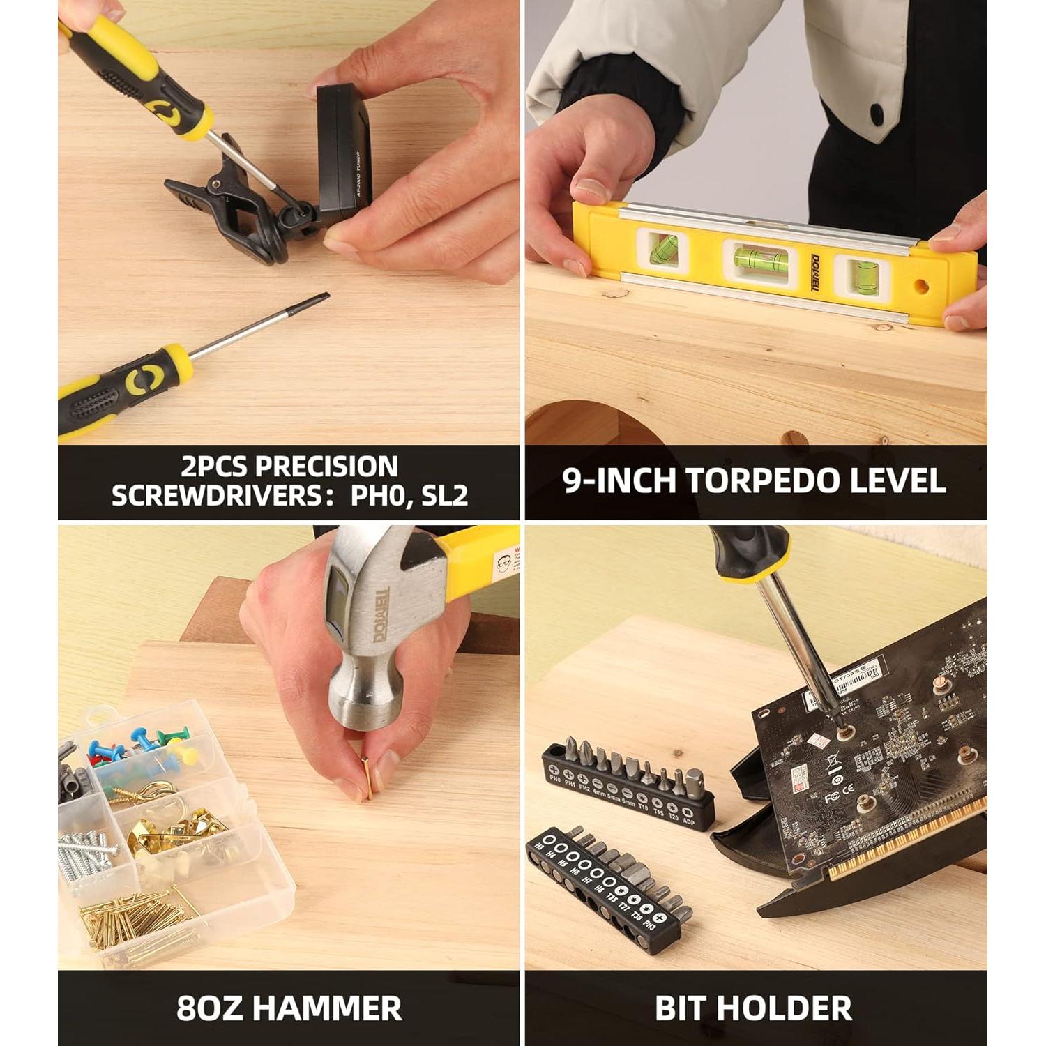 Juego de Herramientas DOWELL 146PCS con Bolsa 37cm