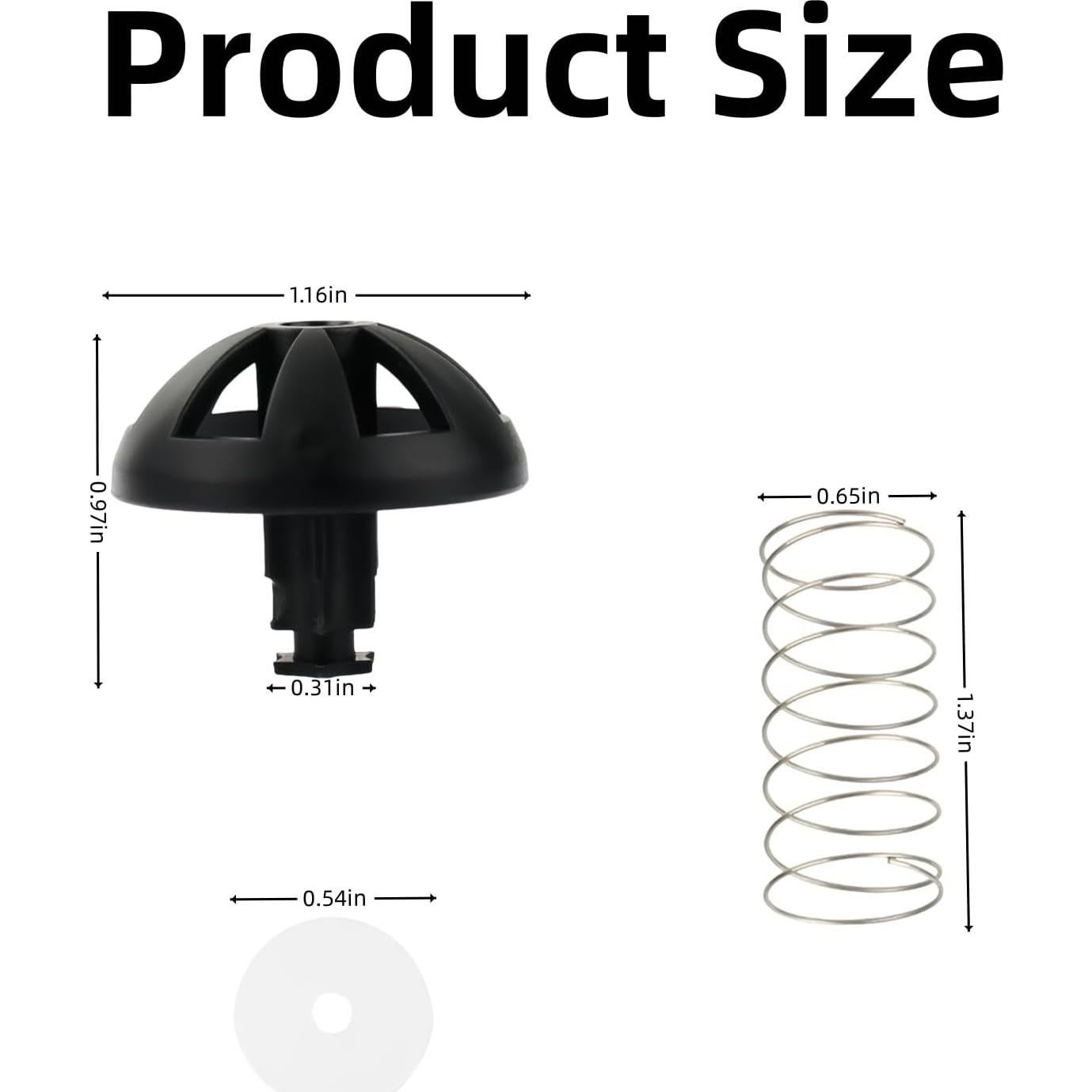 Kit de Tapones de Resorte Black+Decker para Cafeteras 4-12 Tazas