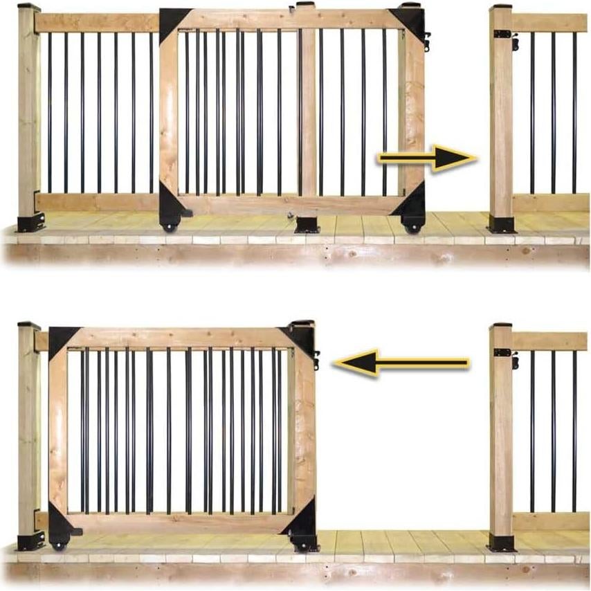 Kit de Puerta Corredera Pylex 11052 Acero Negro