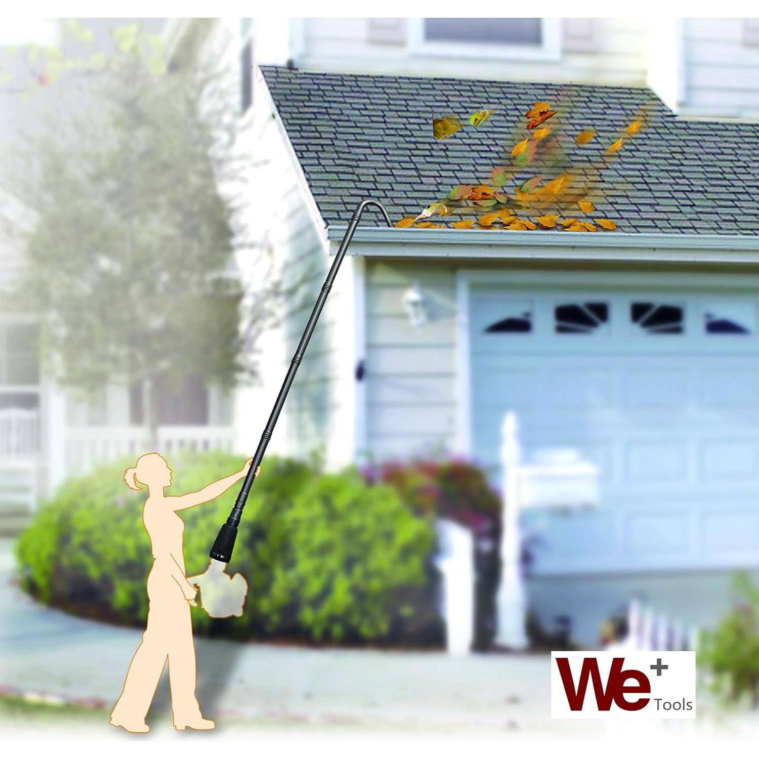 Kit de limpieza de canalones WETOOLPLUS para Black Decker