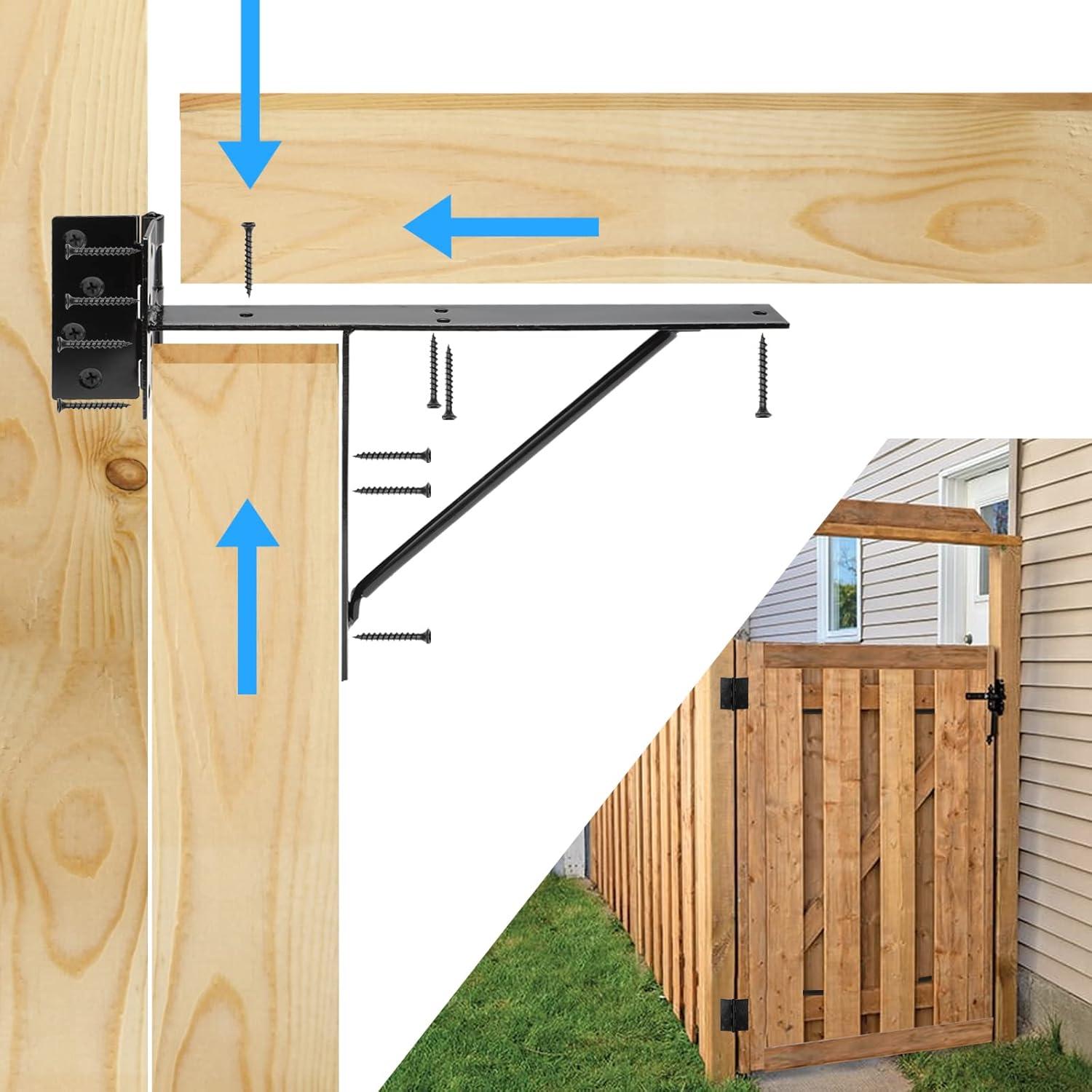 Kit de Hardware para Puerta TFMUZERT Alta Resistencia 2x4