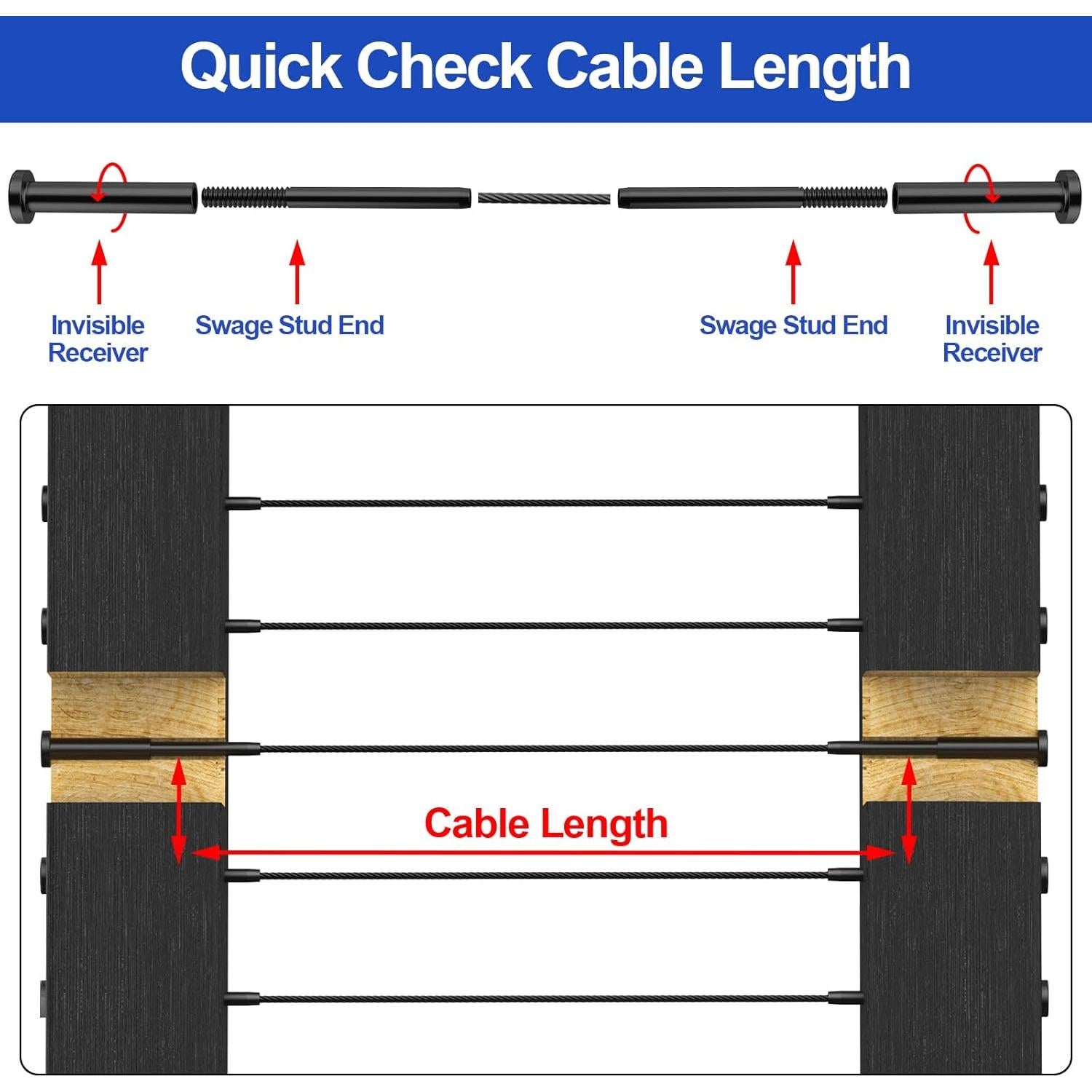 Kit Barandilla Cable Invisible CKE 30 Pack 4x4 Acero Inoxidable