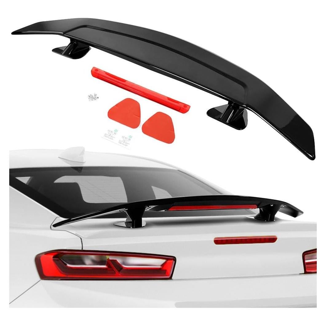 Alerón Trasero Universal Evargc 116.84 cm Negro Brillante