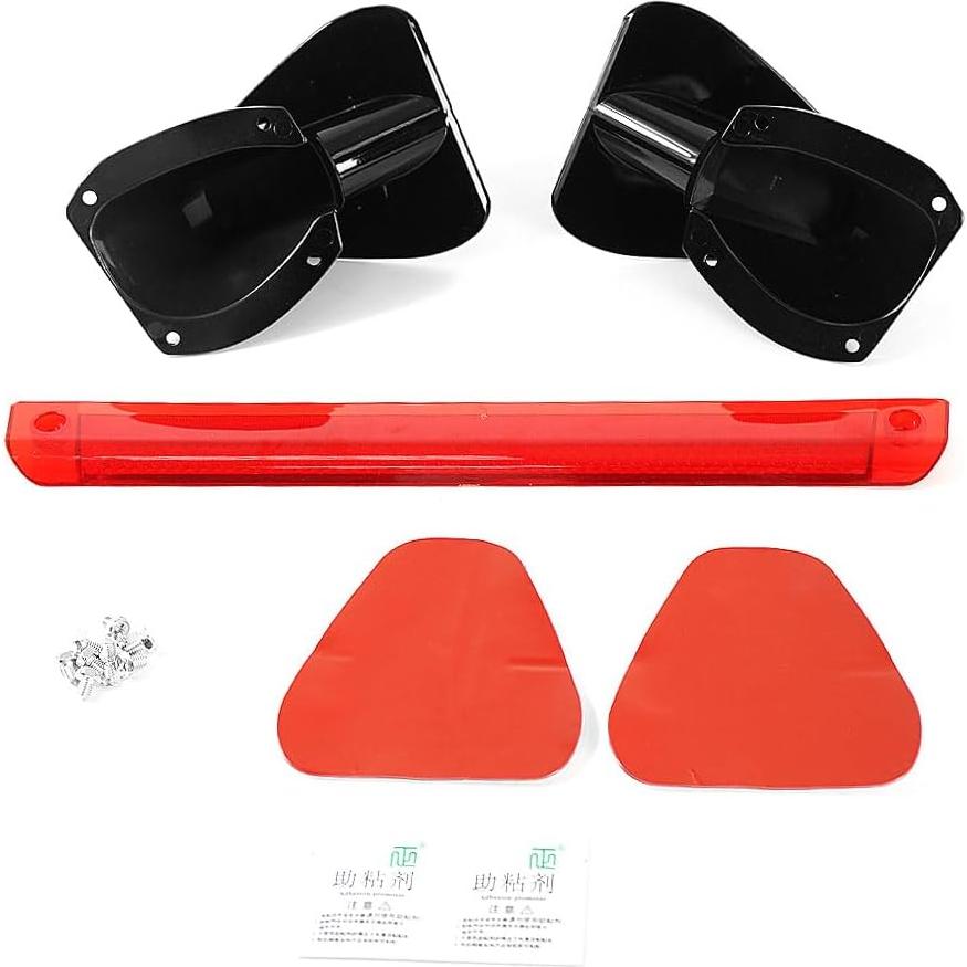 Alerón Trasero Universal Evargc 116.84 cm Negro Brillante