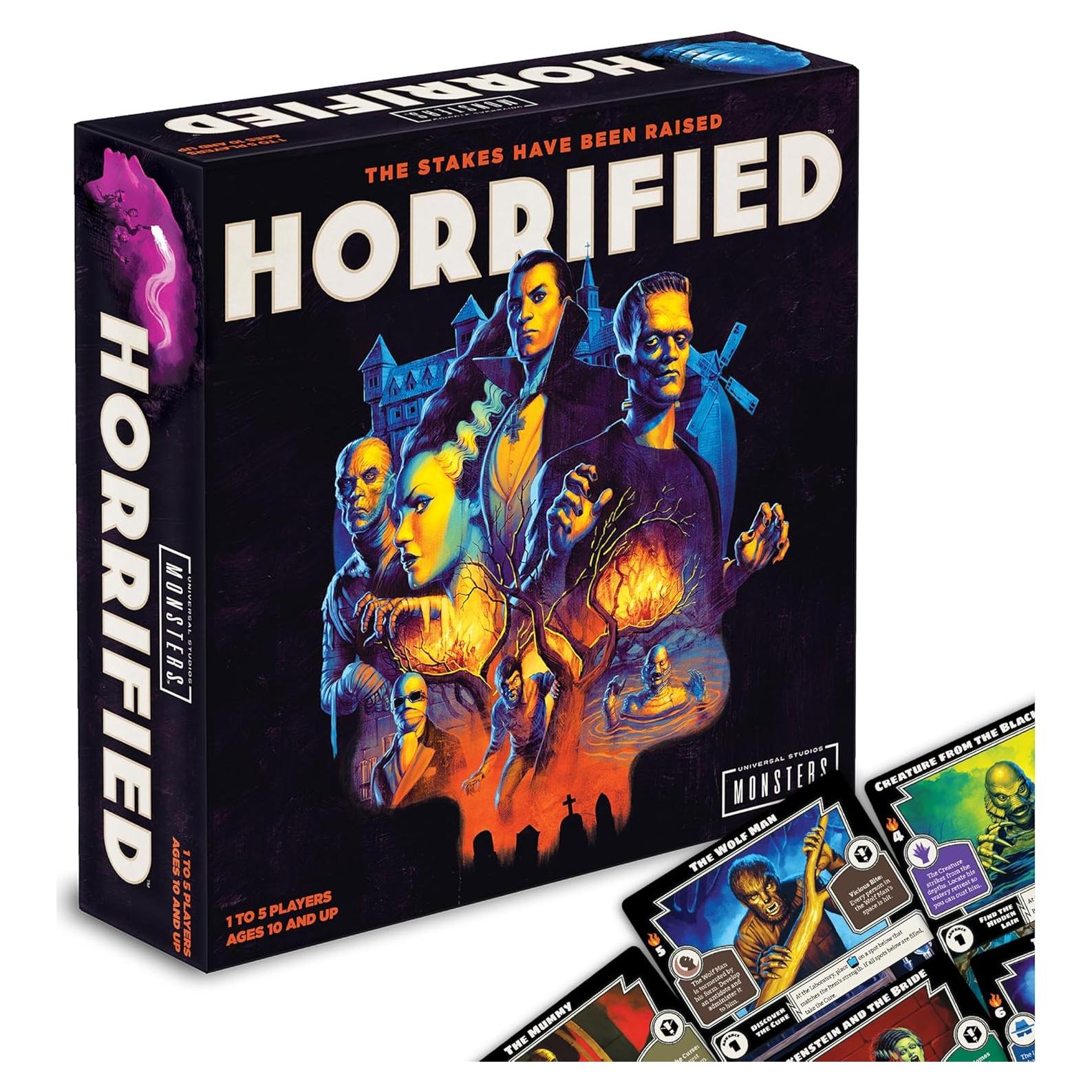 Juego de Mesa Horrified - Monstruos Universales Ravensburger - 1 a 5 Jugadores
