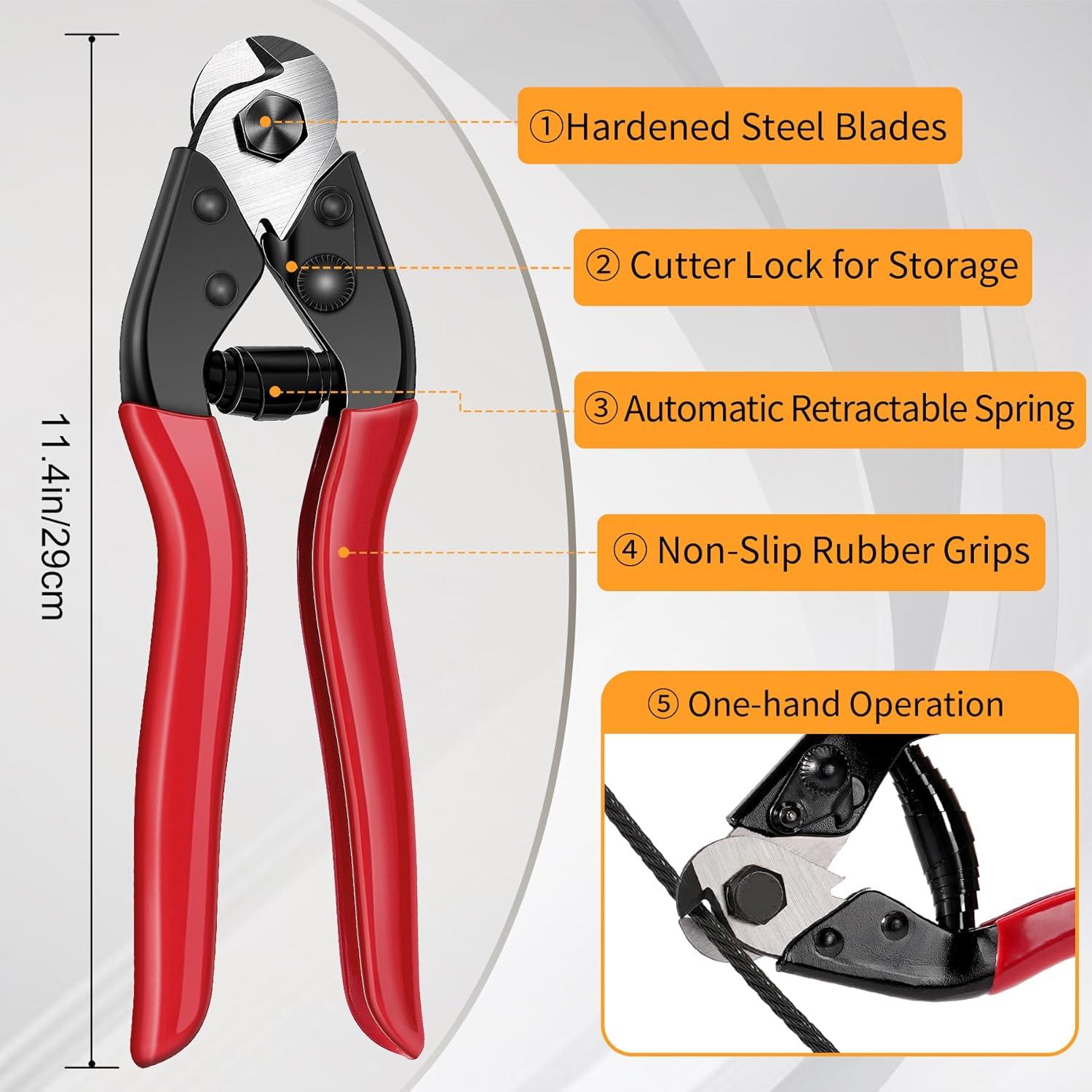 Cable de Acero Inoxidable Negro 30,48m T316 para Barandilla