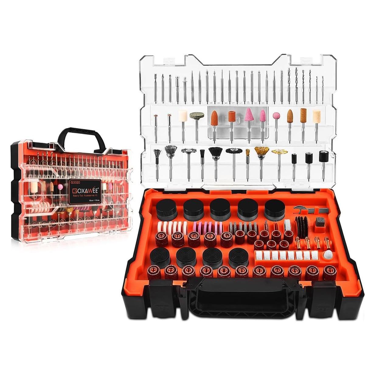 Kit de Accesorios Rotativos 480 Pcs GOXAWEE Multiusos