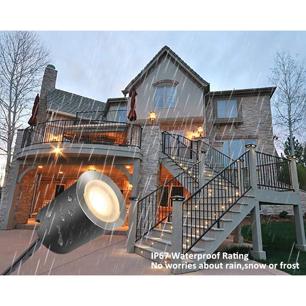 Kits de luces LED SMY 16 piezas 12V IP67 para exterior