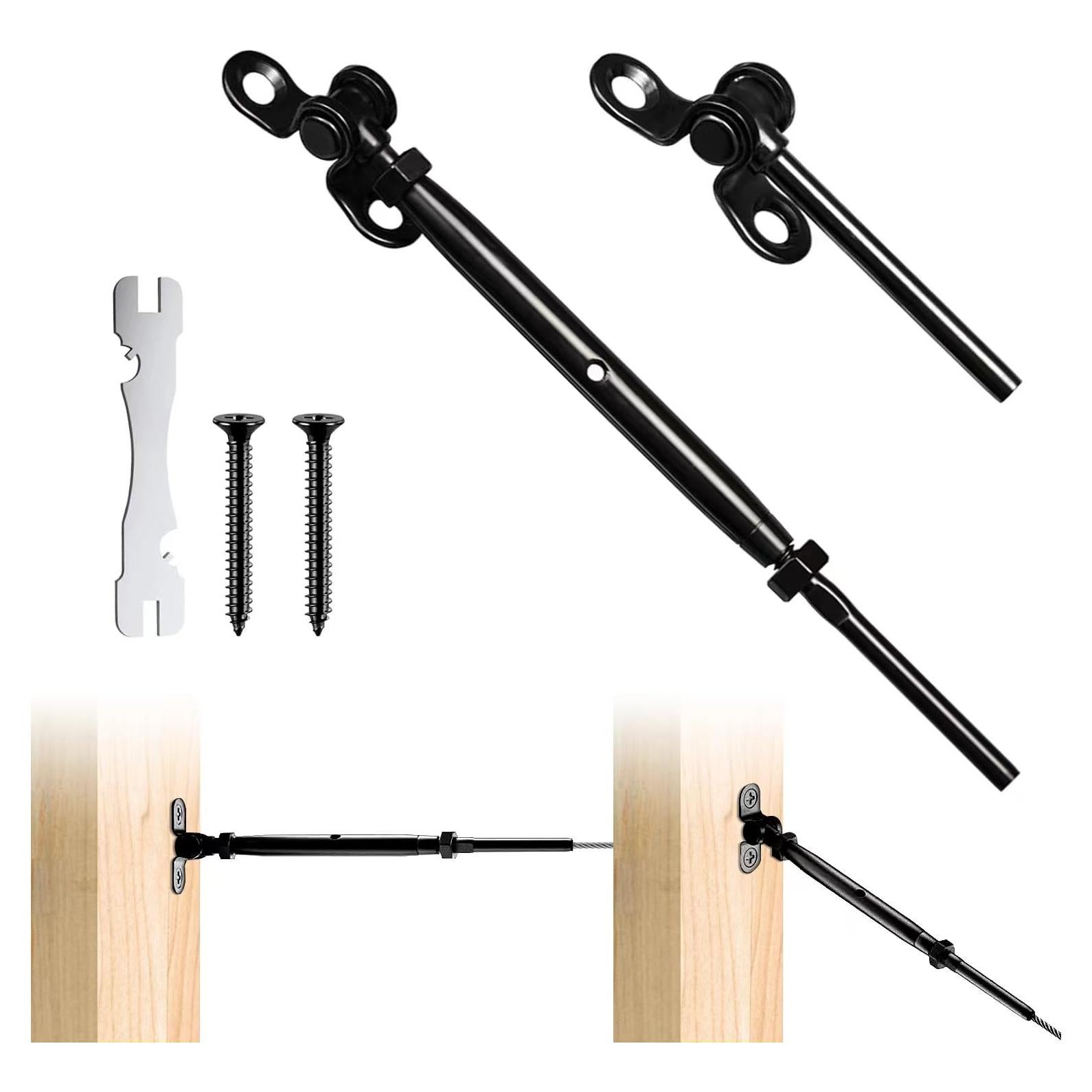 Kit de Barandilla de Cable RiaYer 20 Pares T316 Ajustable