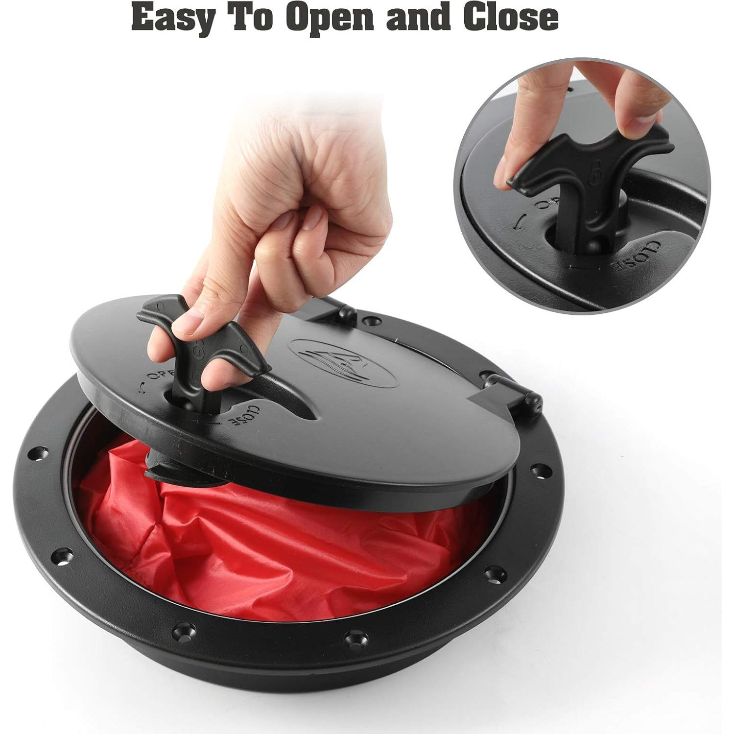 Kit de tapa de kayak Anndason 20 cm con bolsa impermeable