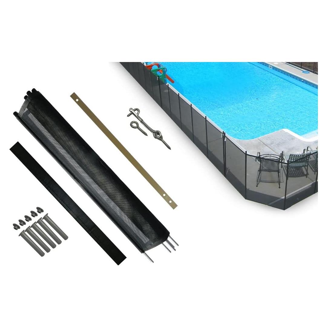 Cerca de Piscina Life Saver 4x3.66m Negra DIY