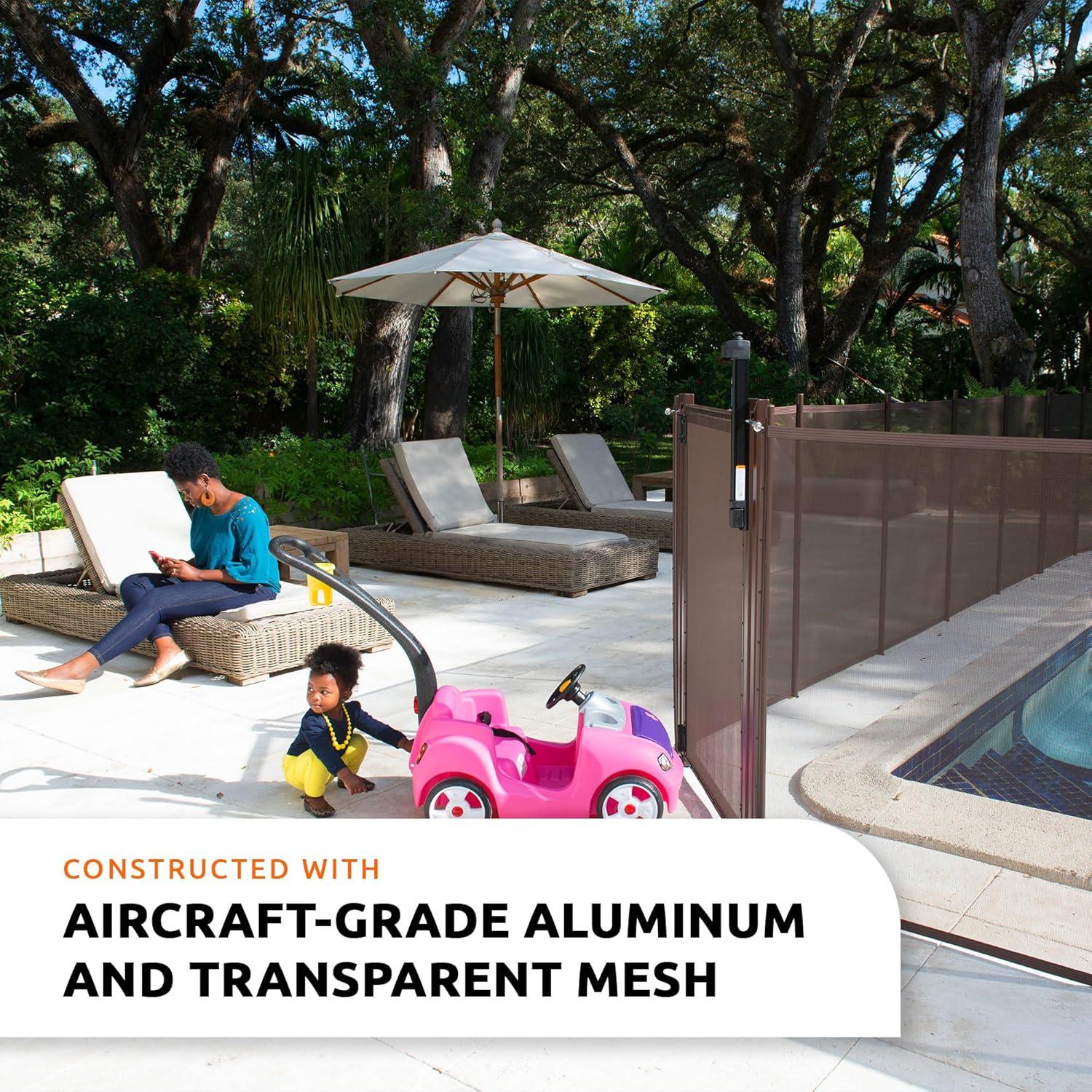 Cerca de Piscina Life Saver 4x3.66m Negra DIY