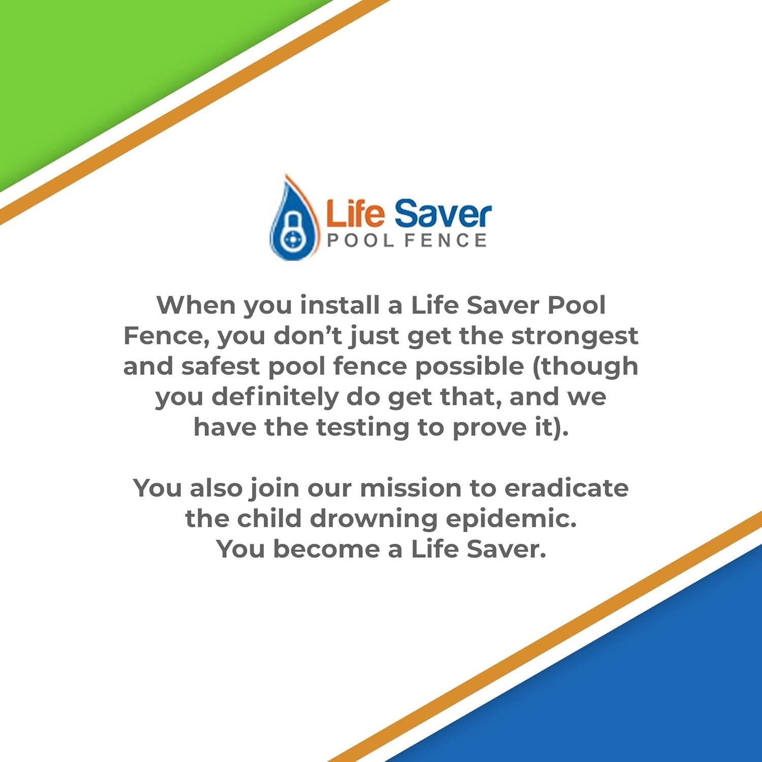 Cerca de Piscina Life Saver 4x3.66m Negra DIY