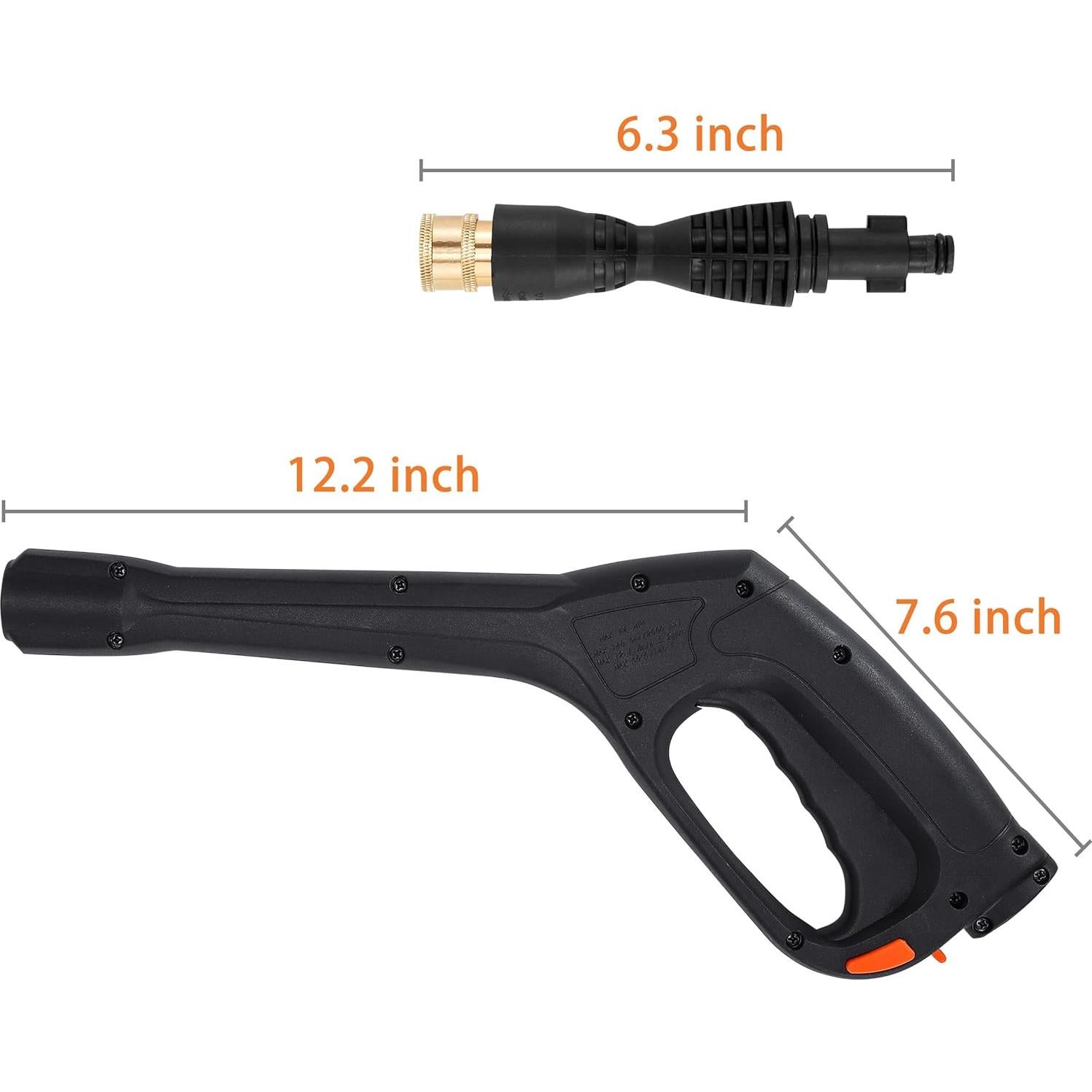 Kit Pistola Lavadora a Presión FIXFANS 5 Boquillas 2320 PSI