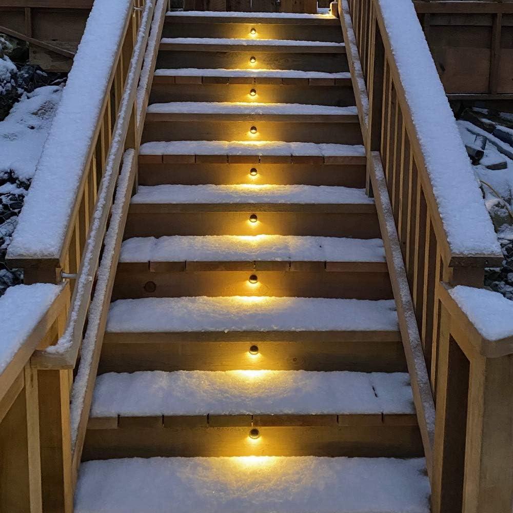 FVTLED 6 Luces LED Empotradas Jardín Blanco Cálido