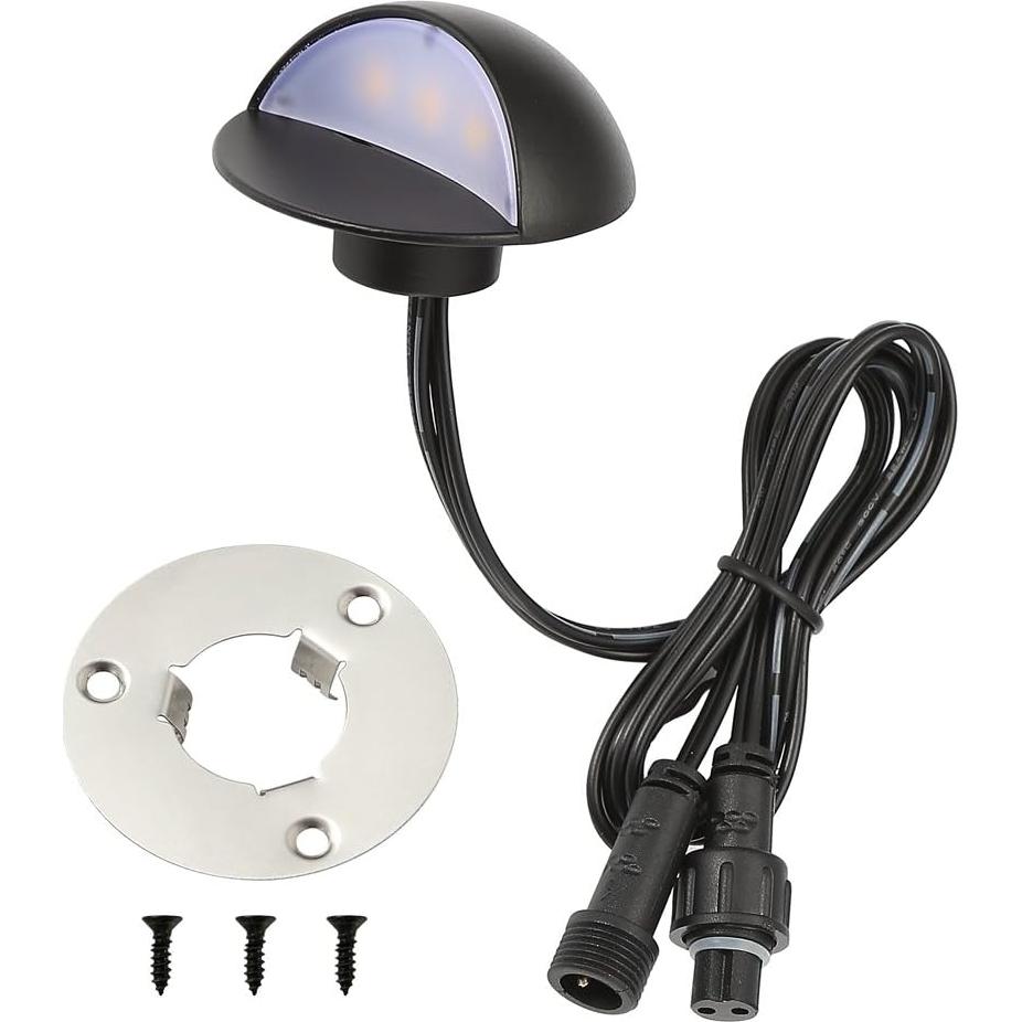 FVTLED Kit de 10 Luces LED Empotradas para Jardín