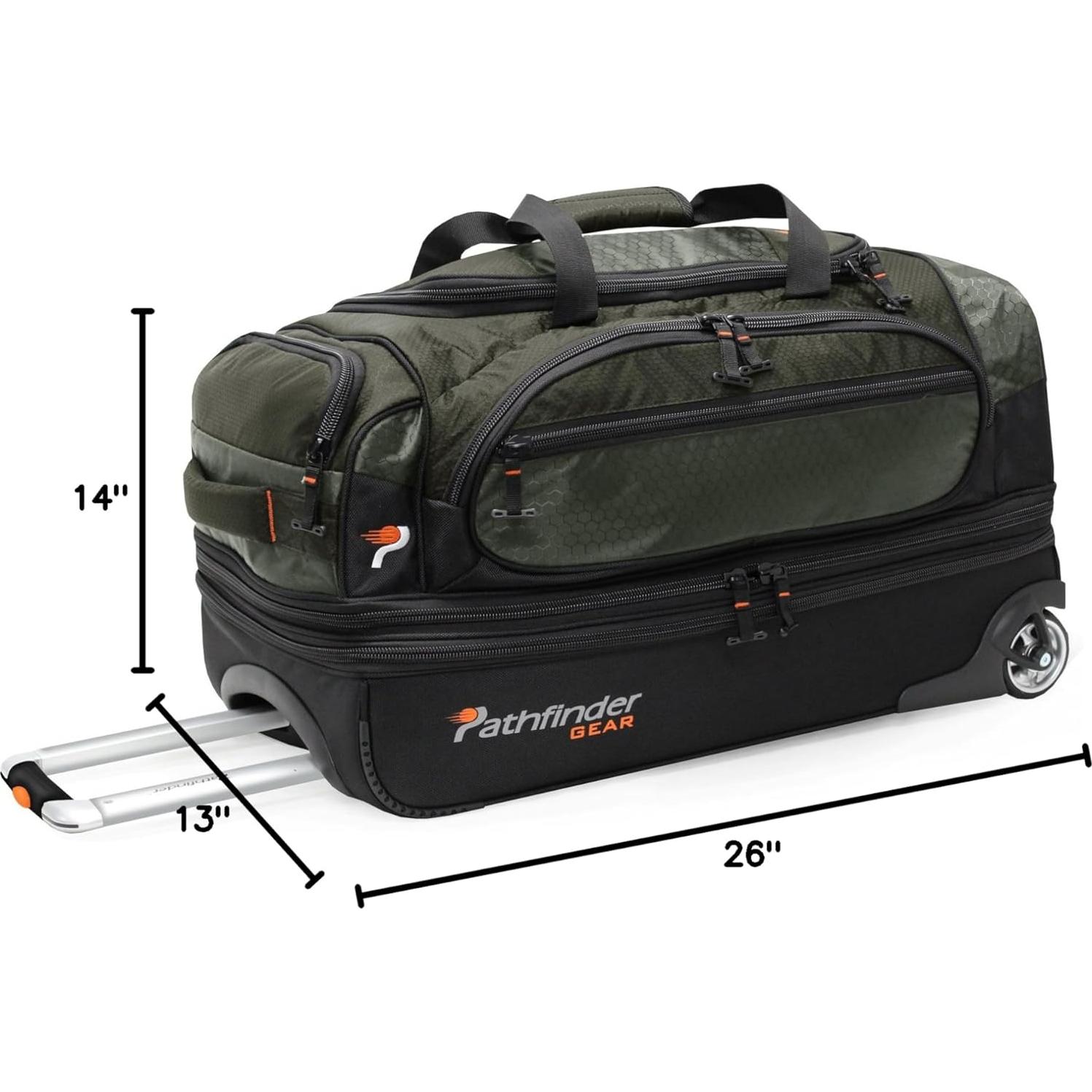 Bolsa de Viaje Pathfinder 26" Ruedas Oliva Talla Única