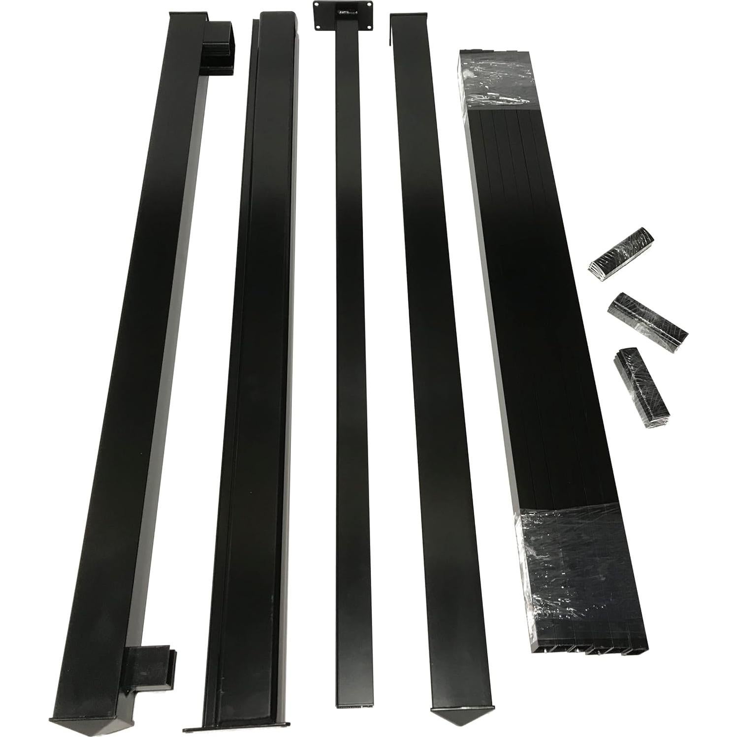 Kit de Puerta Aluminio Ligero MOUNTWEST 121,92x106,68 cm Negro