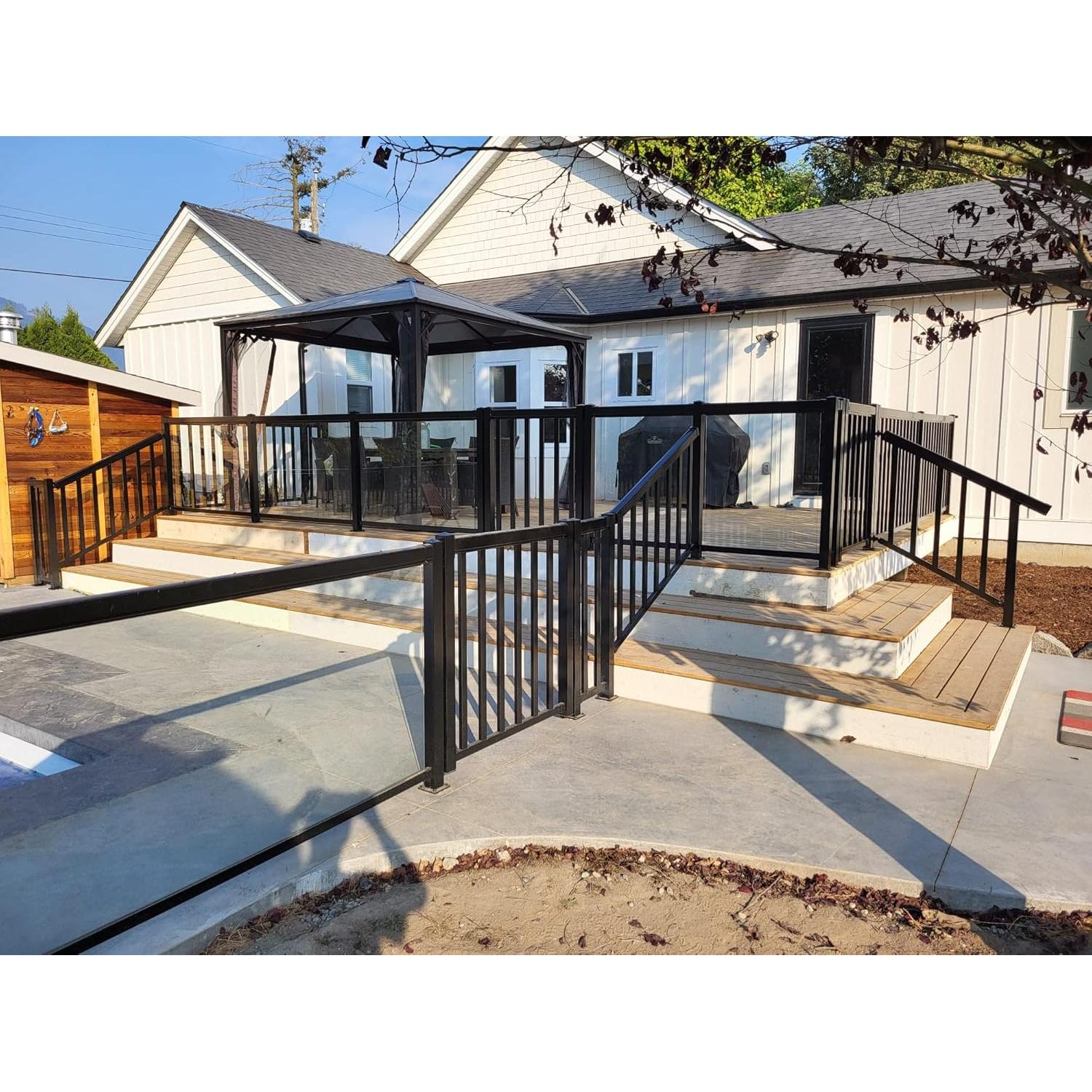 Kit de Puerta Aluminio Ligero MOUNTWEST 121,92x106,68 cm Negro