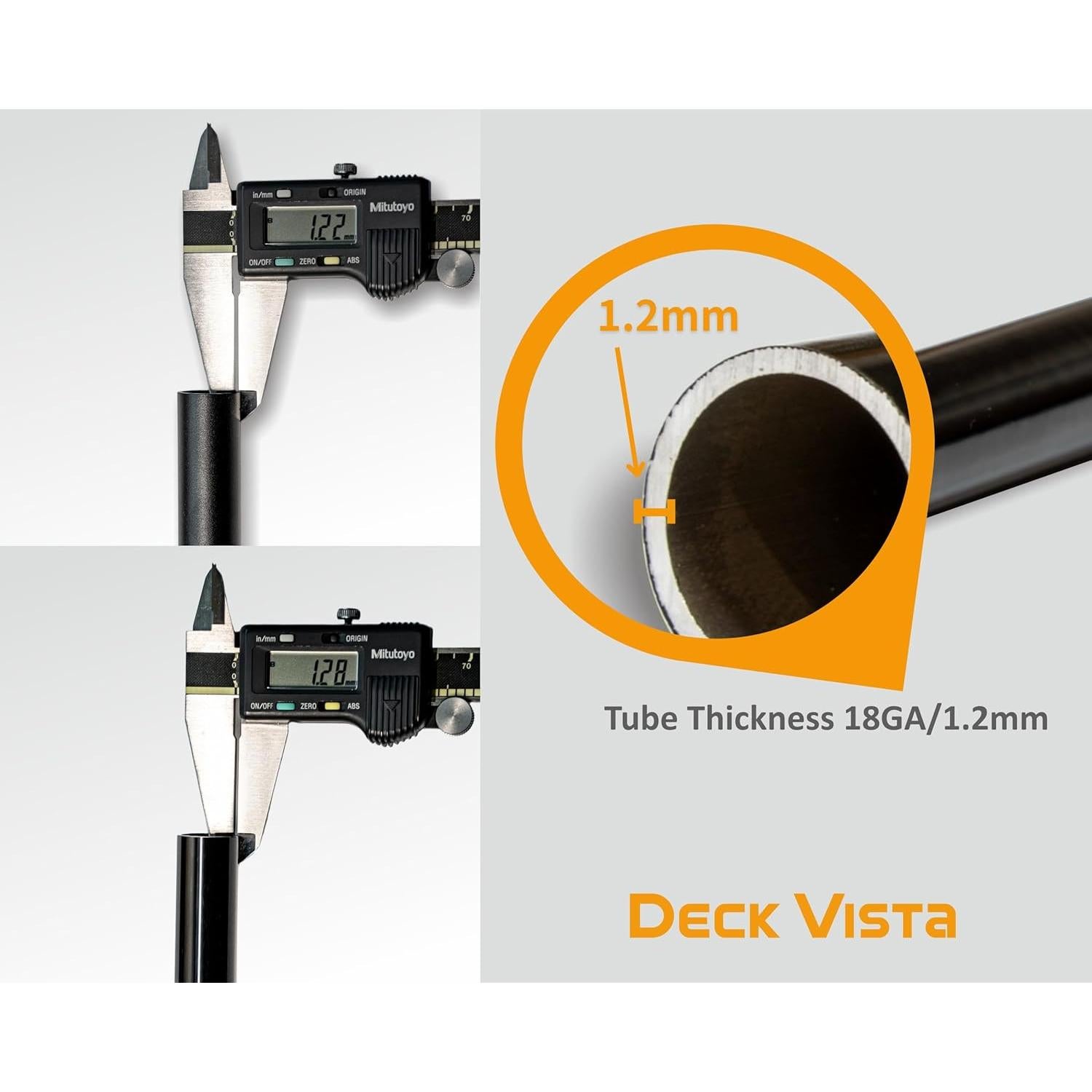 Balustre Redondo Aluminio 76,2 cm Deck Vista 35 Piezas