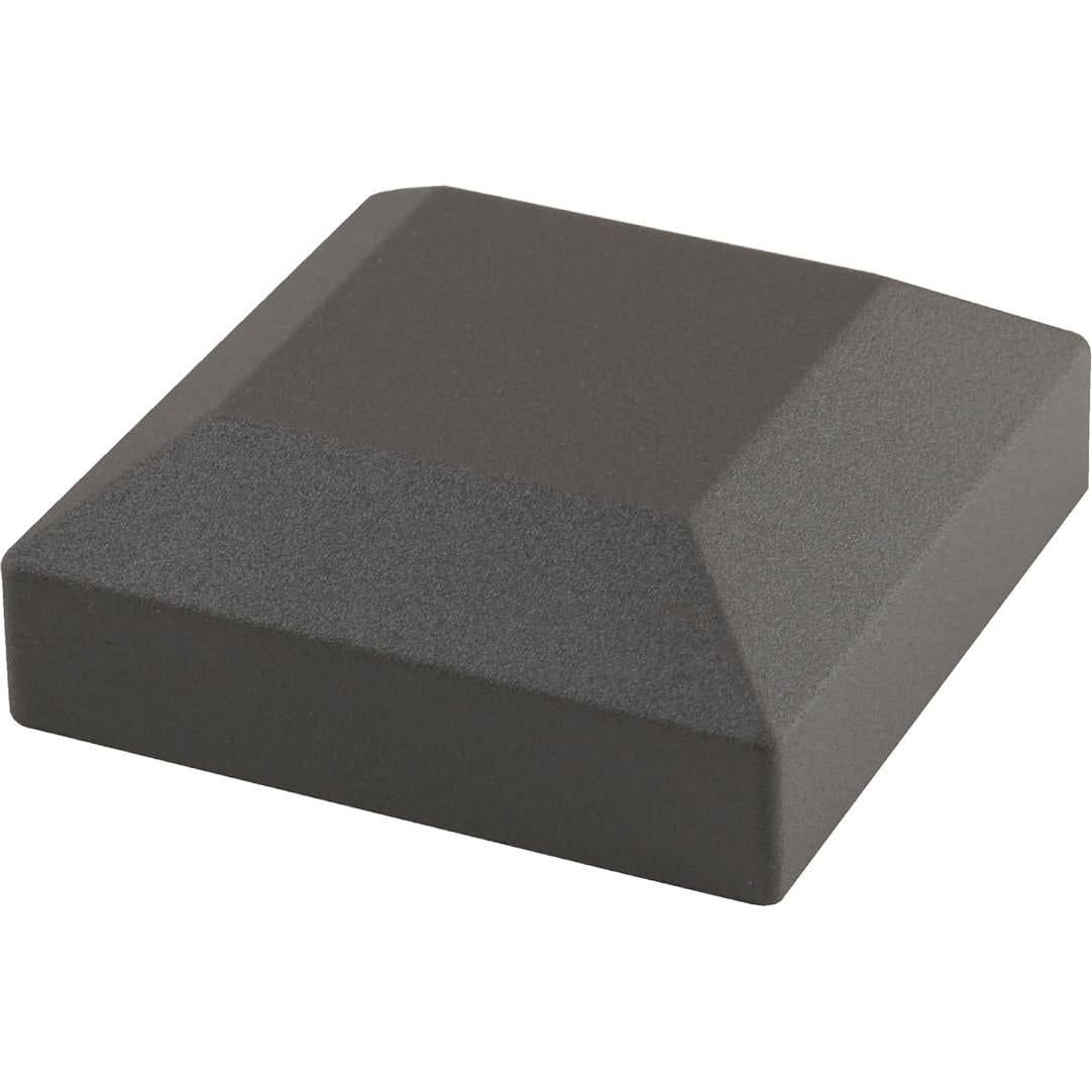 Kit de Poste de Aluminio Texturizado Negro Deckorators 44 in