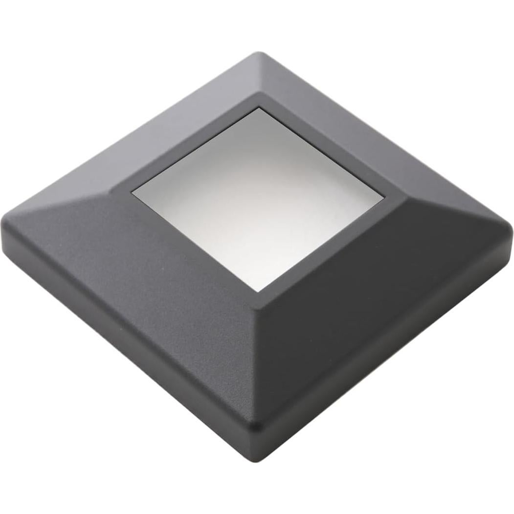 Kit de Poste de Aluminio Texturizado Negro Deckorators 44 in