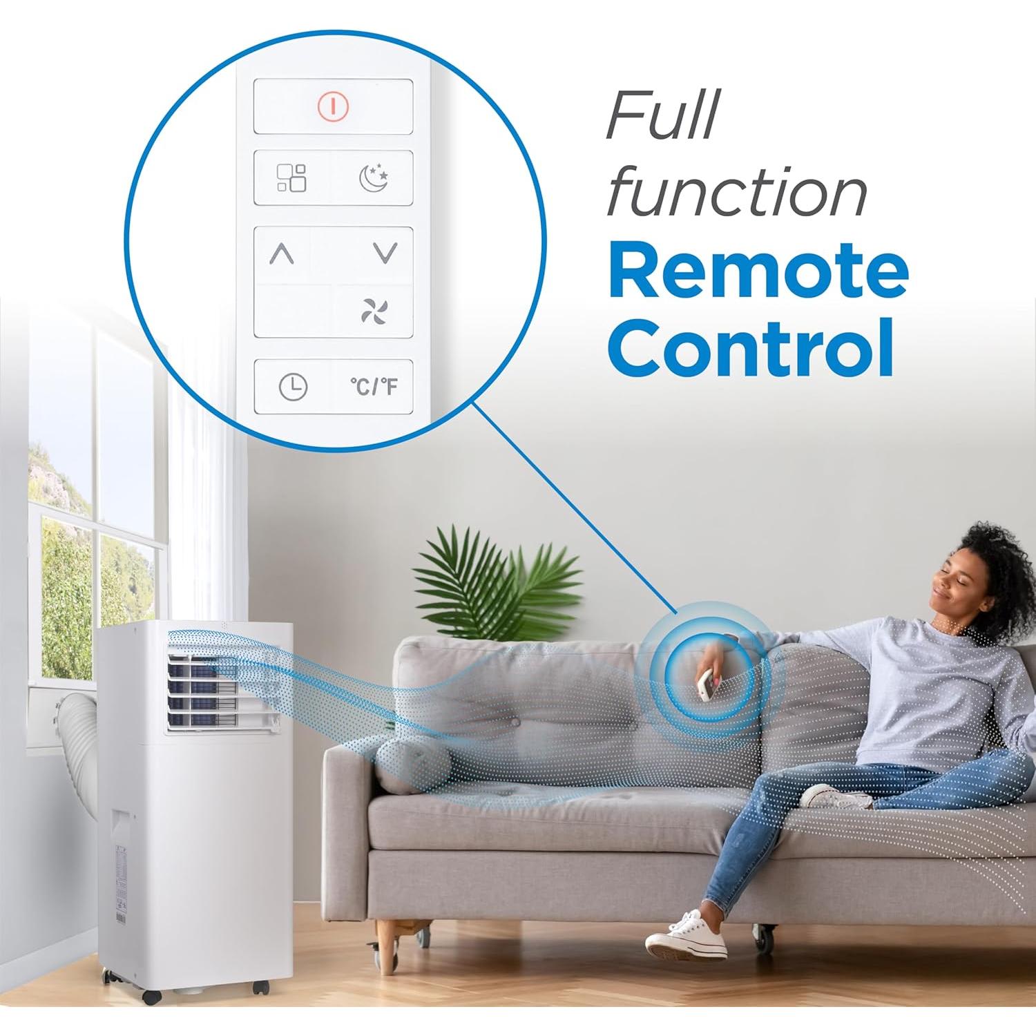 Aire Acondicionado Portátil BLACK+DECKER 8500 BTU para 32,52 m²