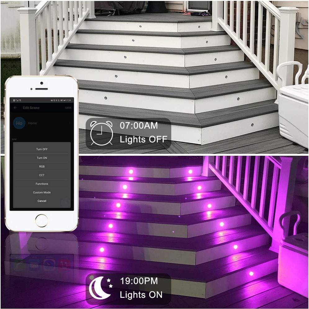 Kit de luces LED RGBW Sumaote 30pcs control WiFi IP67