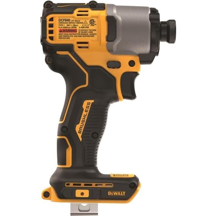 Destornillador de Impacto DEWALT 20V DCF840B 192,78 Nm
