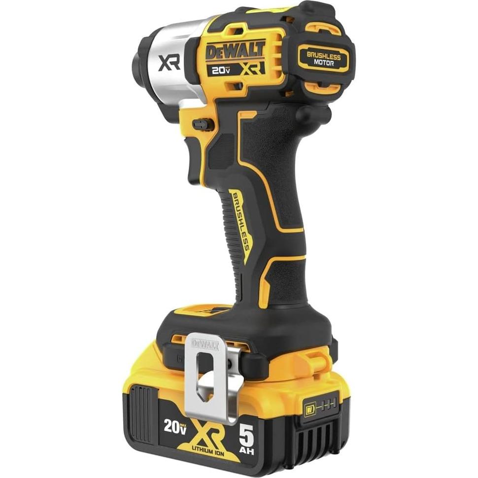 20V MAX Impact Driver, Cordless, 3-Speed, 2 Batteries and Charger Included (DCF845P2)